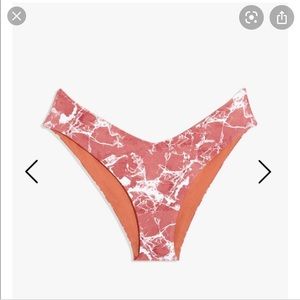 WeWoreWhat Delilah Bikini Bottoms in Canyon Rose
